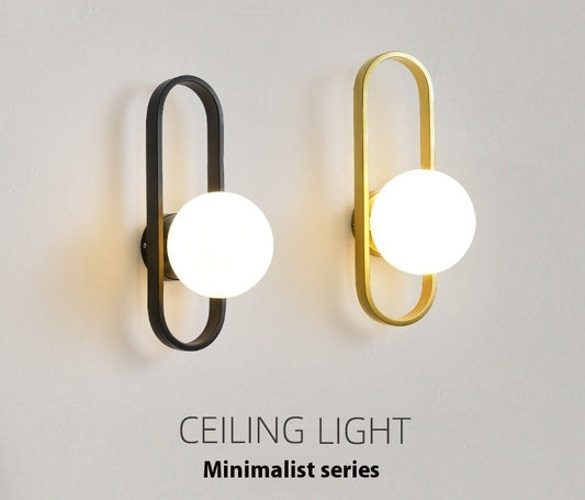 Minimalist Glass Aisle Wall Lamp