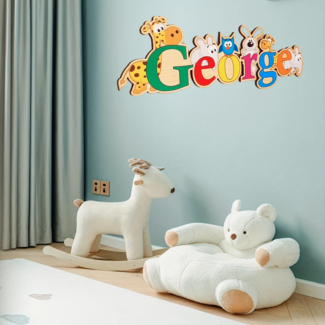 Personalised Wooden Name Tag