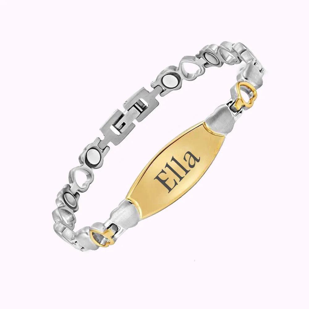 Personalised Magnetic Heart Bracelet - LOX VAULT