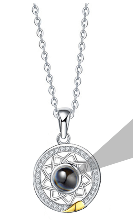 Personalised Couple Sun & Moon Projection Necklace - LOX VAULT