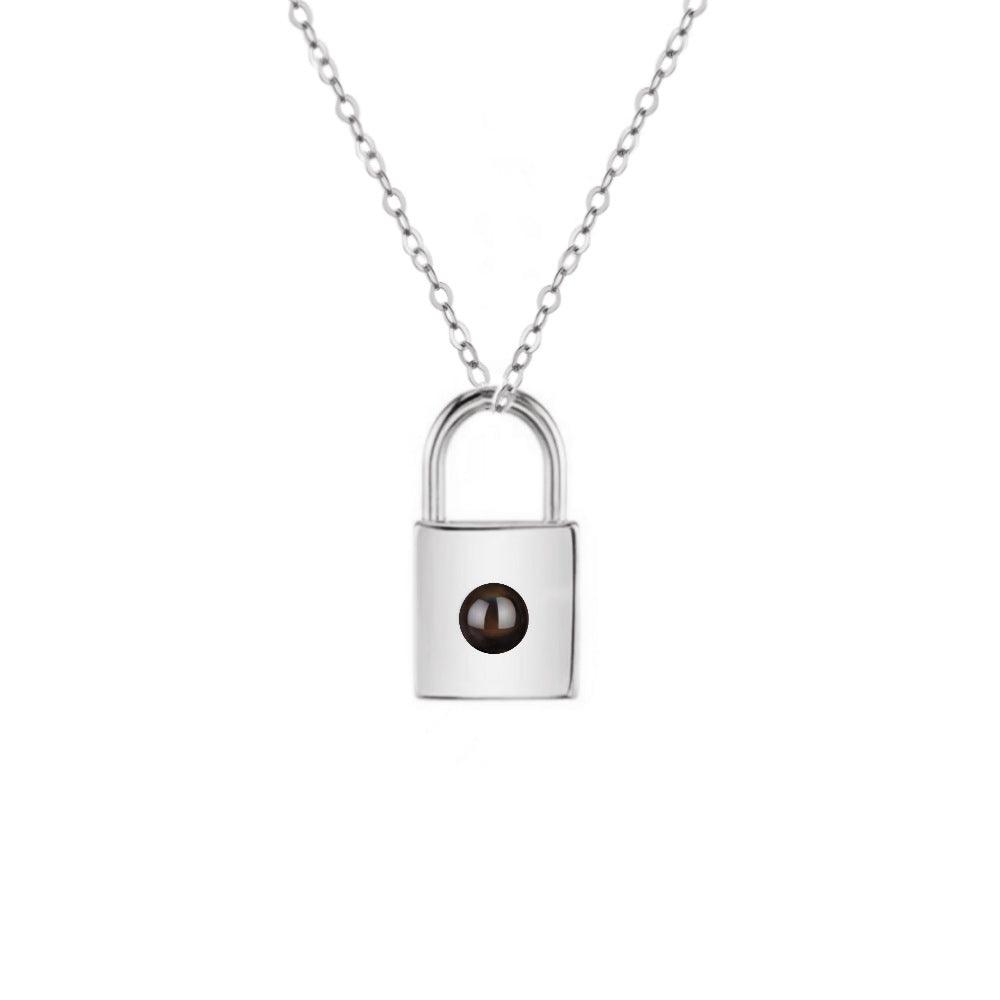 Personalised Lock Projection Necklace - LOX VAULT