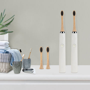 Eco-Friendly Bamboo Electric Toothbrush Head