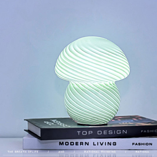 Stripe Dimmable Glass Lamp