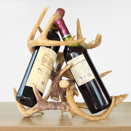 Oblique Antlers Wine Rack