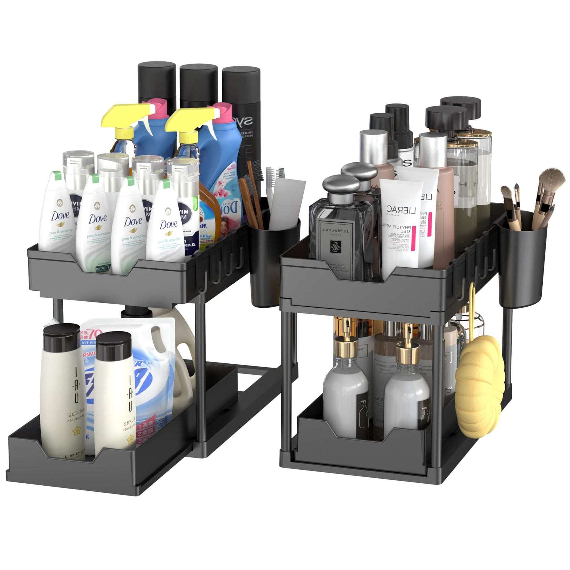 Double-layer Pull-out Storage Rack