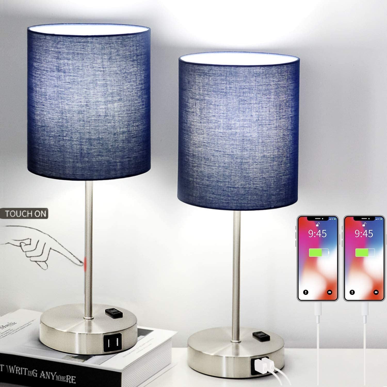 USB Touch Switch Table Lamp
