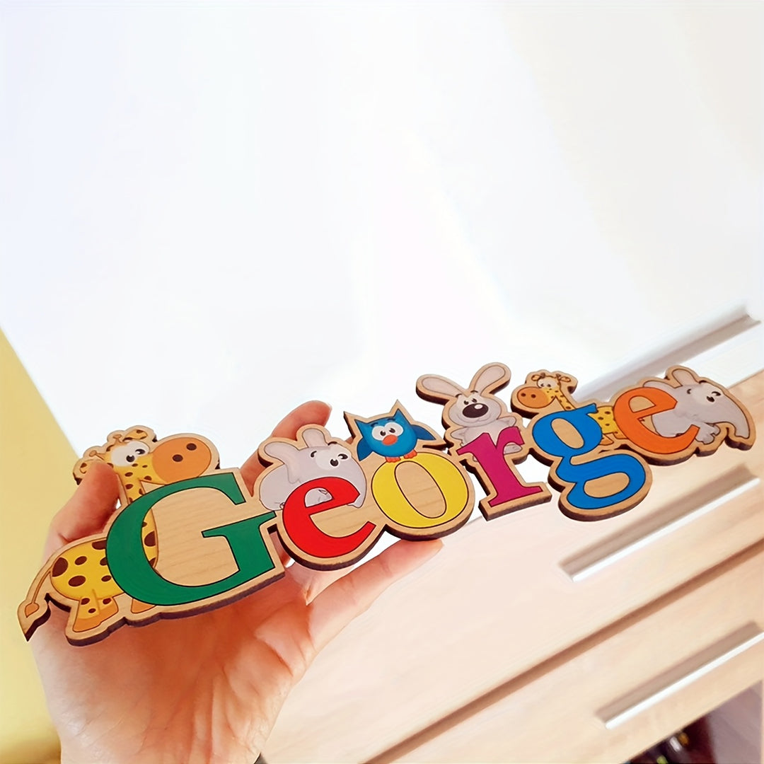 Personalised Wooden Name Tag
