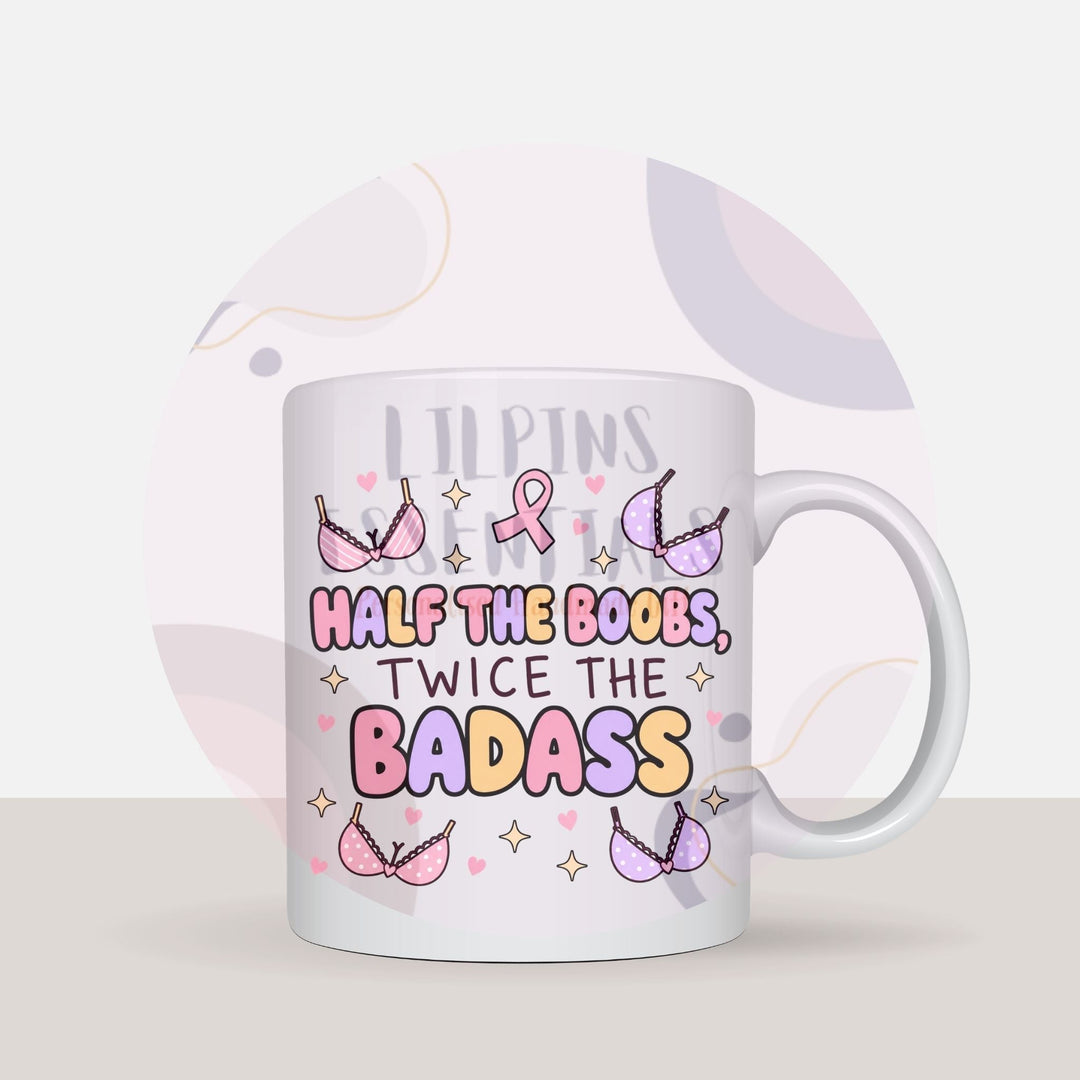 Funny Breast Cancer Mugs | Survivor &amp; Awareness Gifts - Lilpins Essentials
