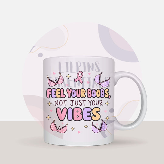Funny Breast Cancer Mugs | Survivor &amp; Awareness Gifts - Lilpins Essentials