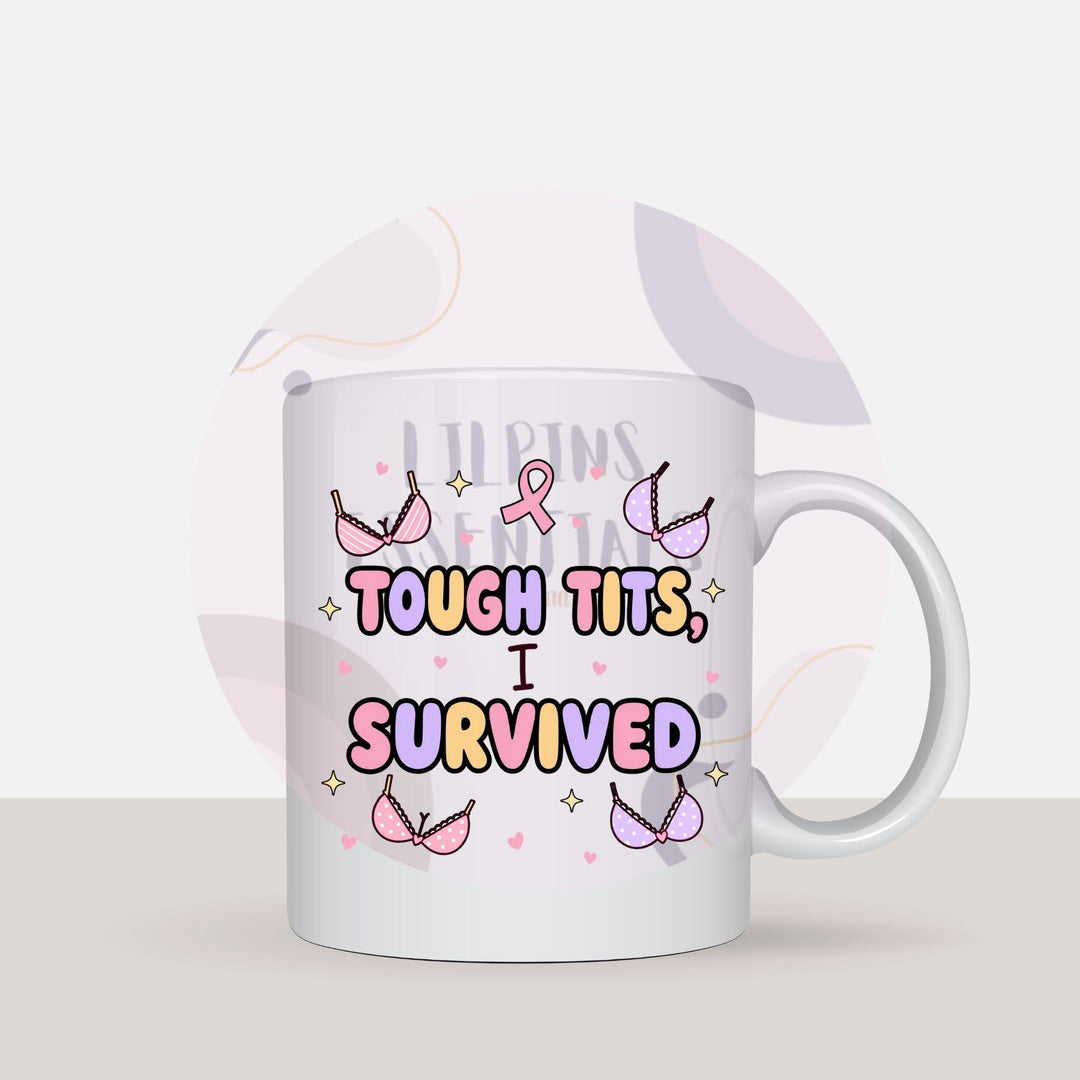Funny Breast Cancer Mugs | Survivor &amp; Awareness Gifts - Lilpins Essentials