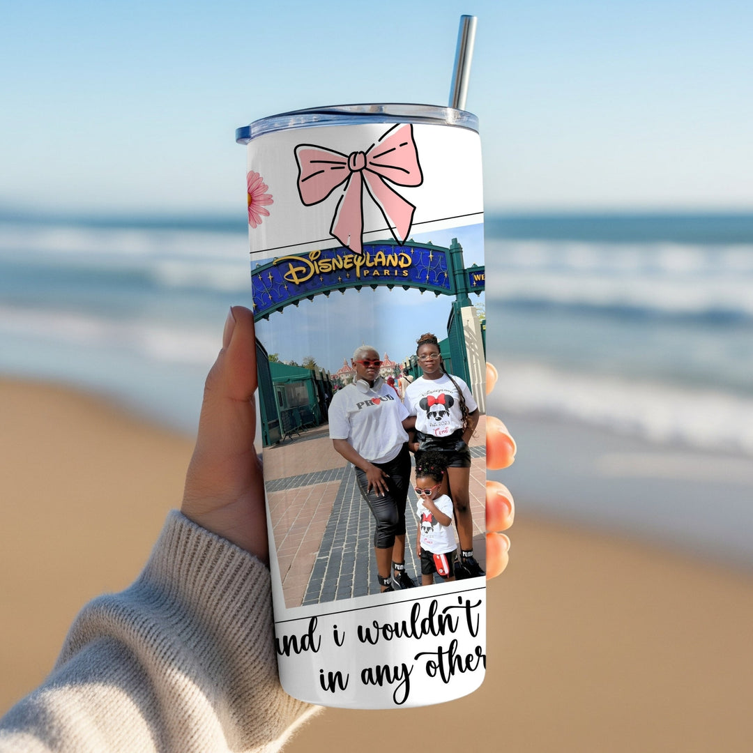 Personalised 1 Photo 20oz Stainless Steel Tumbler - Lilpins Essentials