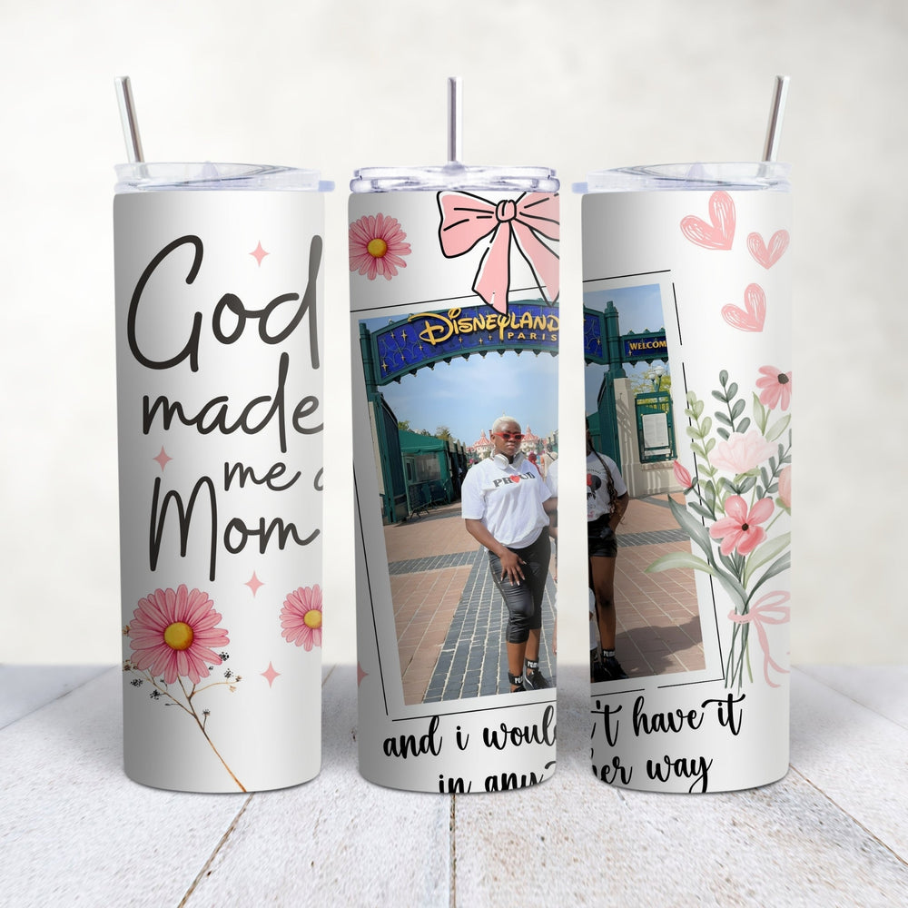 Personalised 1 Photo 20oz Stainless Steel Tumbler - Lilpins Essentials