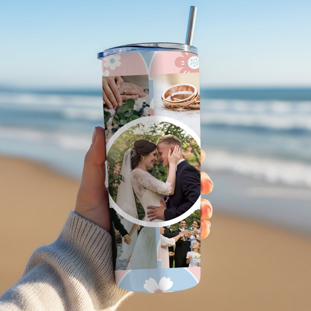 Personalised 11 Photo Collage 20oz Tumbler - Lilpins Essentials