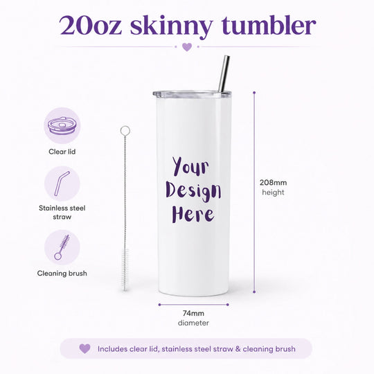 Personalised 11 Photo Collage 20oz Tumbler - Lilpins Essentials