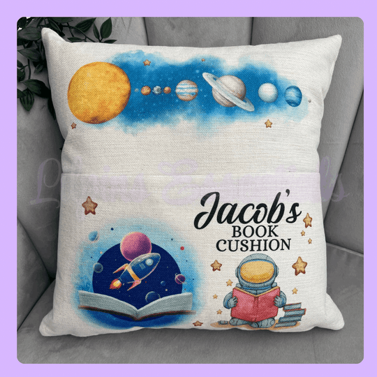 Personalised Book Cushion Cover