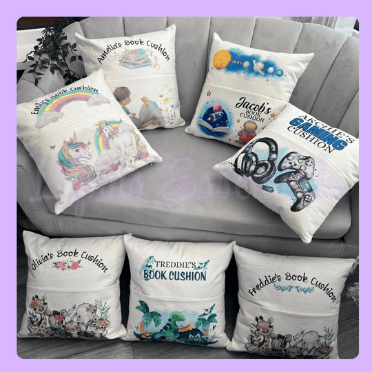 Personalised Book Cushion Cover