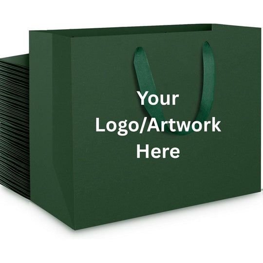 Personalised Branded Gift Bags with Handles | Custom Printed Luxury Paper Bags - Lilpins Essentials