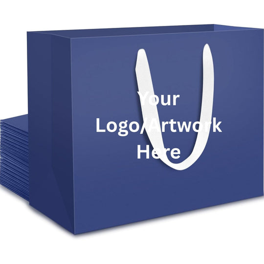 Personalised Branded Gift Bags with Handles | Custom Printed Luxury Paper Bags - Lilpins Essentials