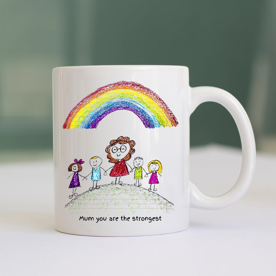 Personalised Kids Drawing Mug | Child Artwork Keepsake - Lilpins Essentials