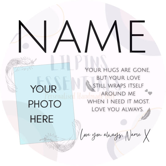 Personalised Memorial Mug for Mum with Photo &amp; Verse - Lilpins Essentials