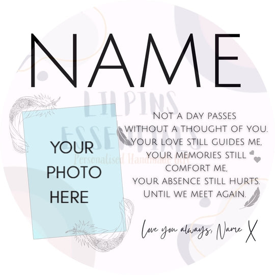 Personalised Memorial Mug for Mum with Photo &amp; Verse - Lilpins Essentials