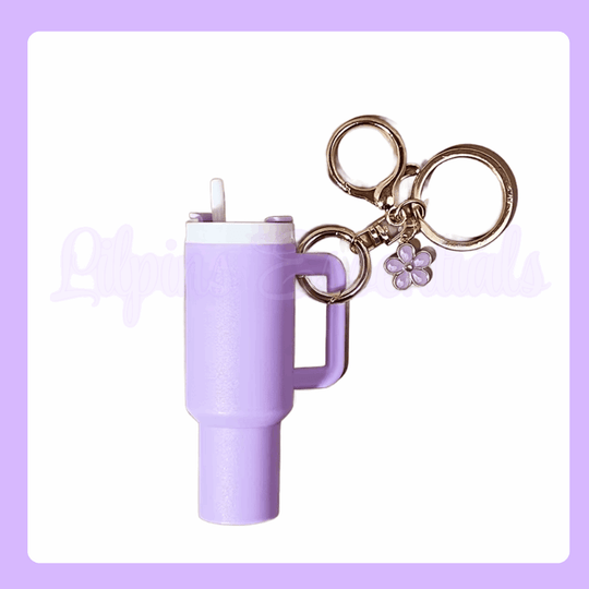 mini cup keychain with hidden compartment storage