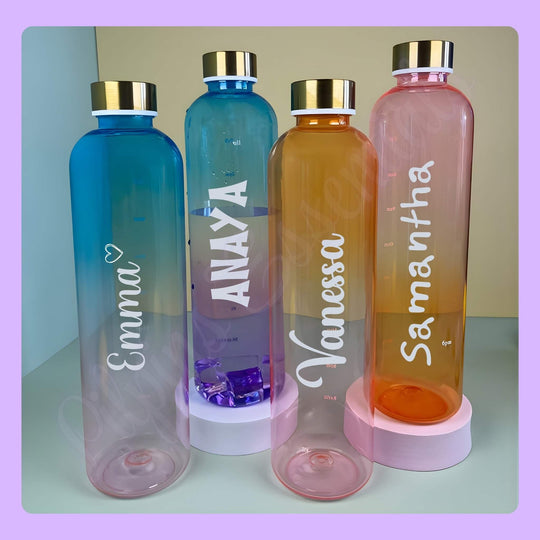 Personalised name gym bottle