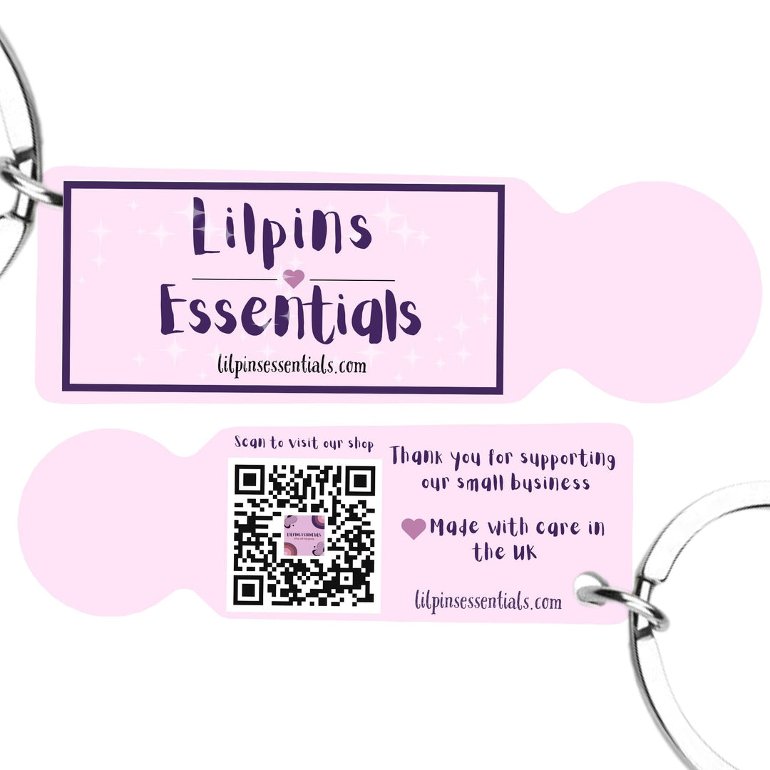 Personalised Photo Trolley Token Keyring - Lilpins Essentials