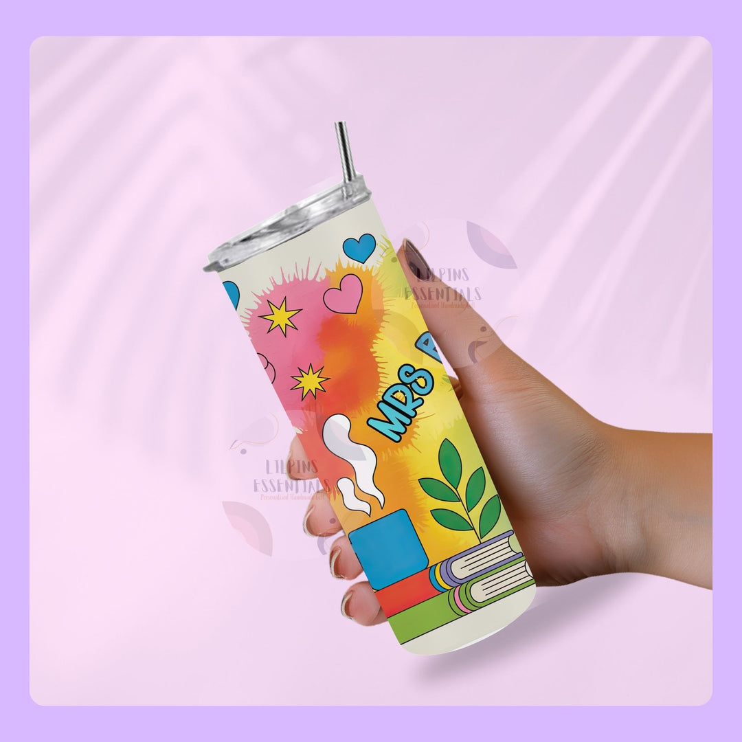 Thank you teacher tumbler personalised gift idea