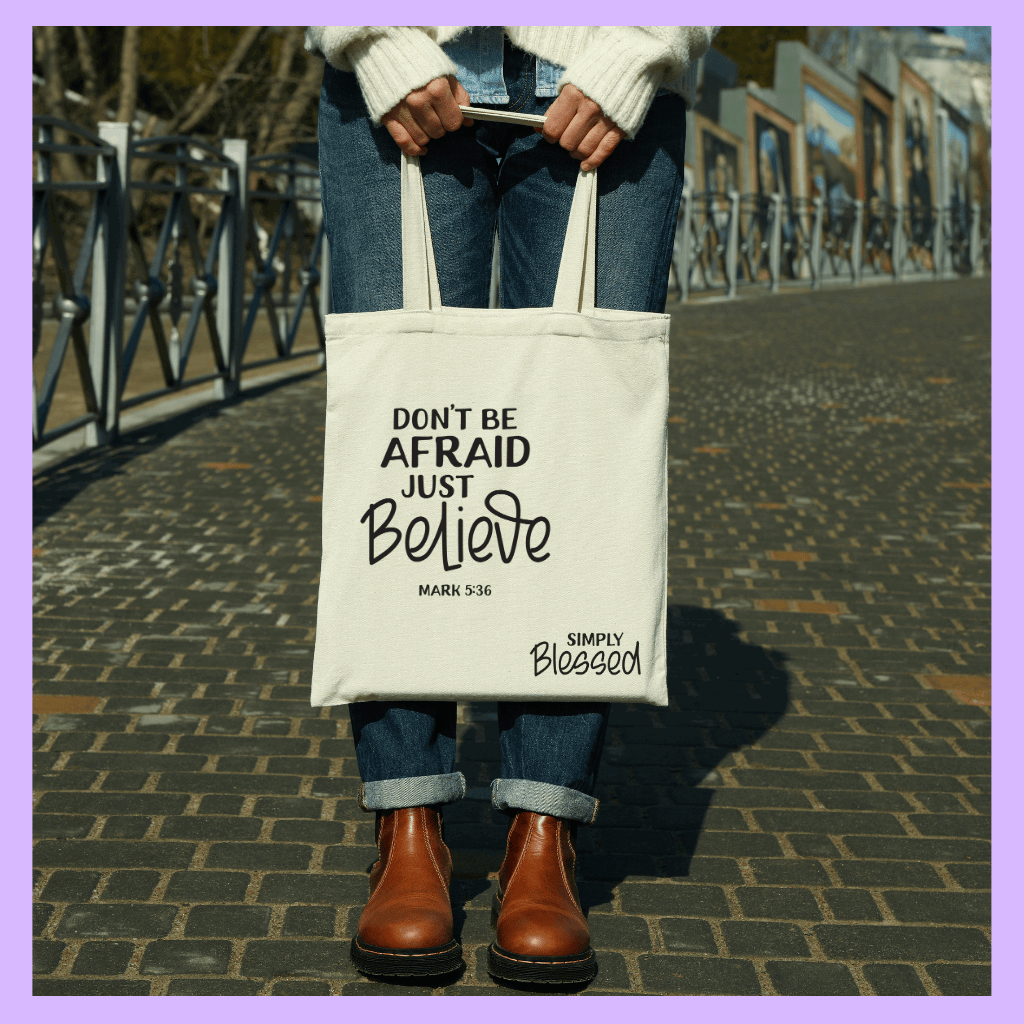 Personalised Tote Bag with Custom Text or Image