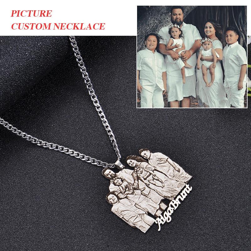 personalised necklace with photo 