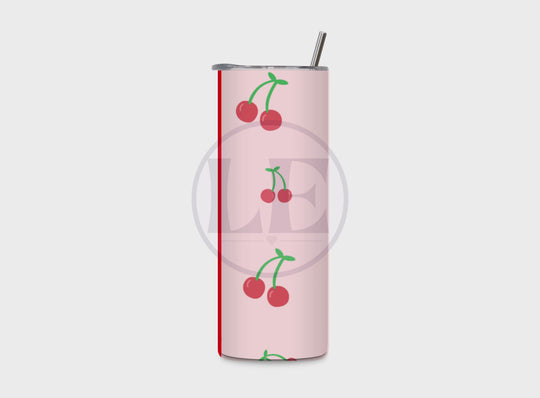 Personalised Cherry 2 Photo 20oz Tumbler product video