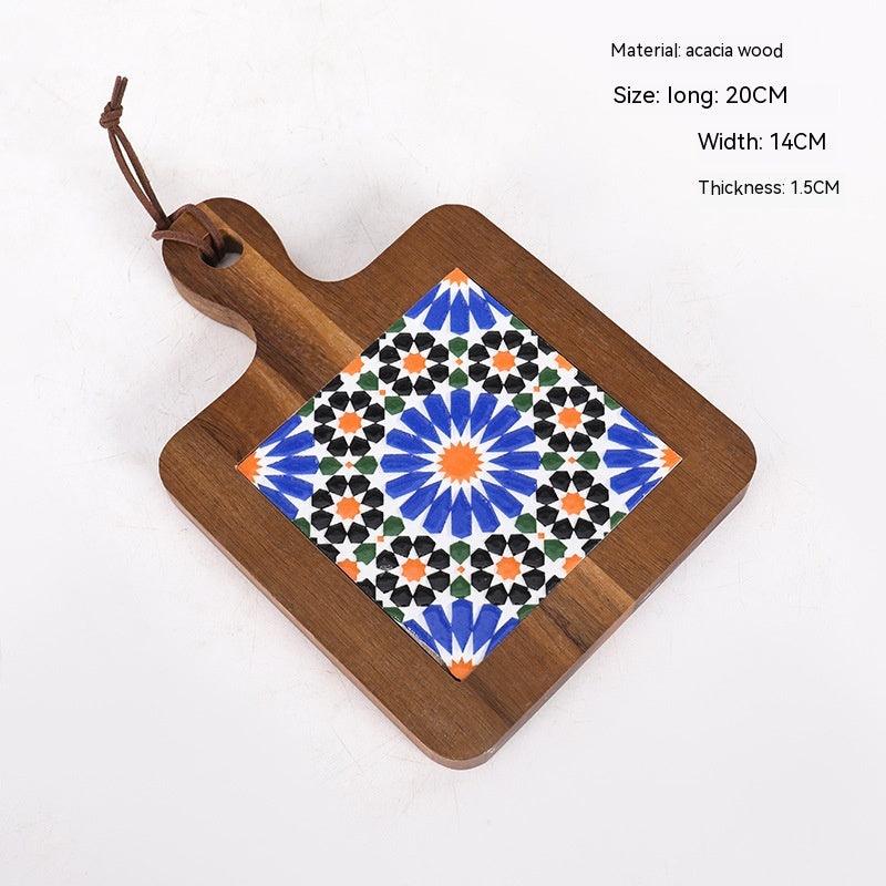 Wooden Ceramic Tile Kitchen Mat - Unique Gift - Lilpins Essentials