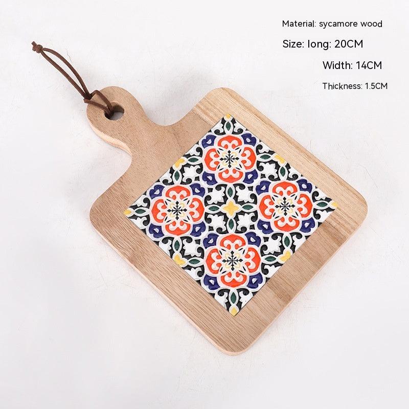 Wooden Ceramic Tile Kitchen Mat - Unique Gift - Lilpins Essentials