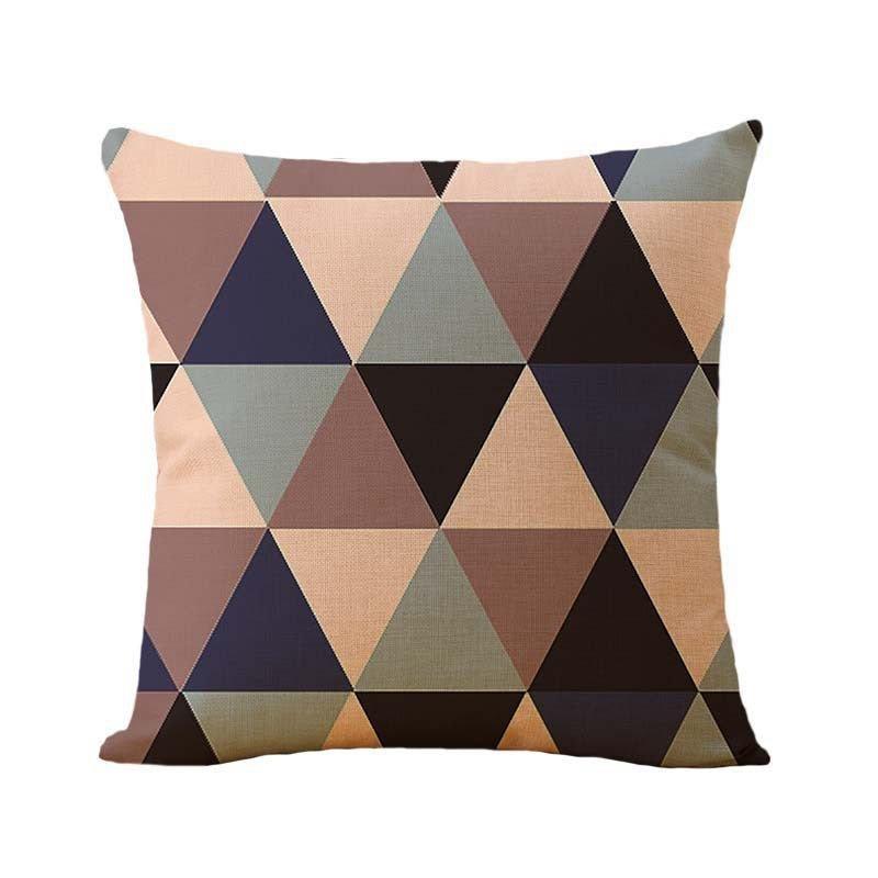 Linen Abstract Cushion Cover - Lilpins Essentials