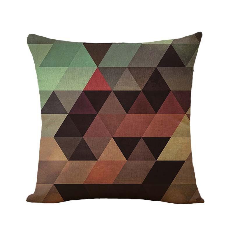 Linen Abstract Cushion Cover - cushion covers uk - Lilpins Essentials
