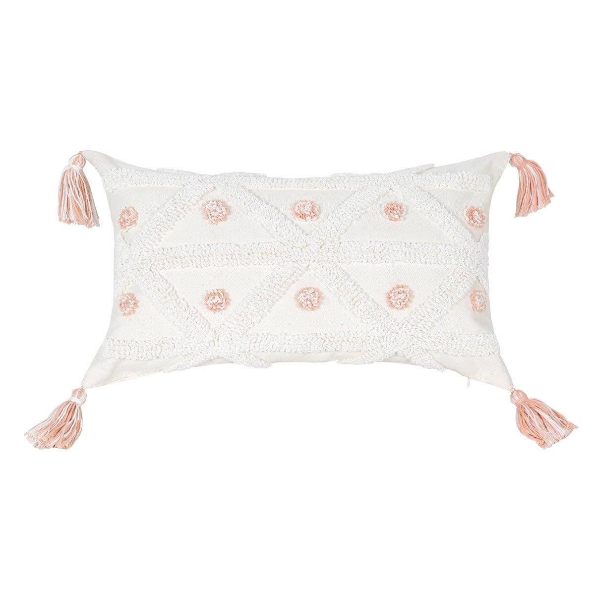 Embroidered Tufted Embroidered Pillowcase - Lilpins Essentials