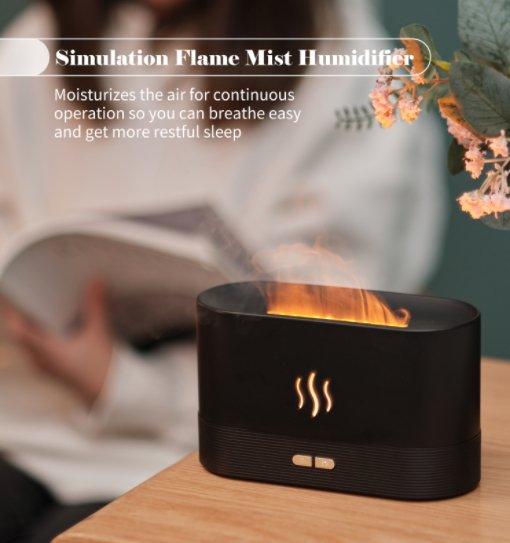 FLAME HUMIDIFIER & NIGHT LIGHT - Lilpins Essentials