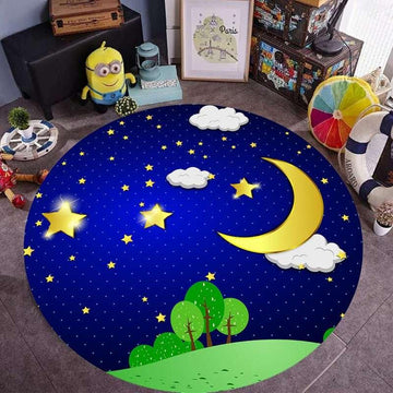 KIDS STYLISH ROUND CARPET