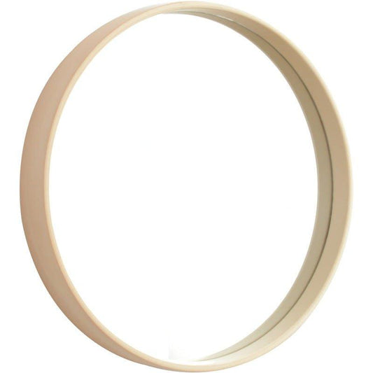 OAK SOLID WOOD ROUND MIRROR - Lilpins Essentials