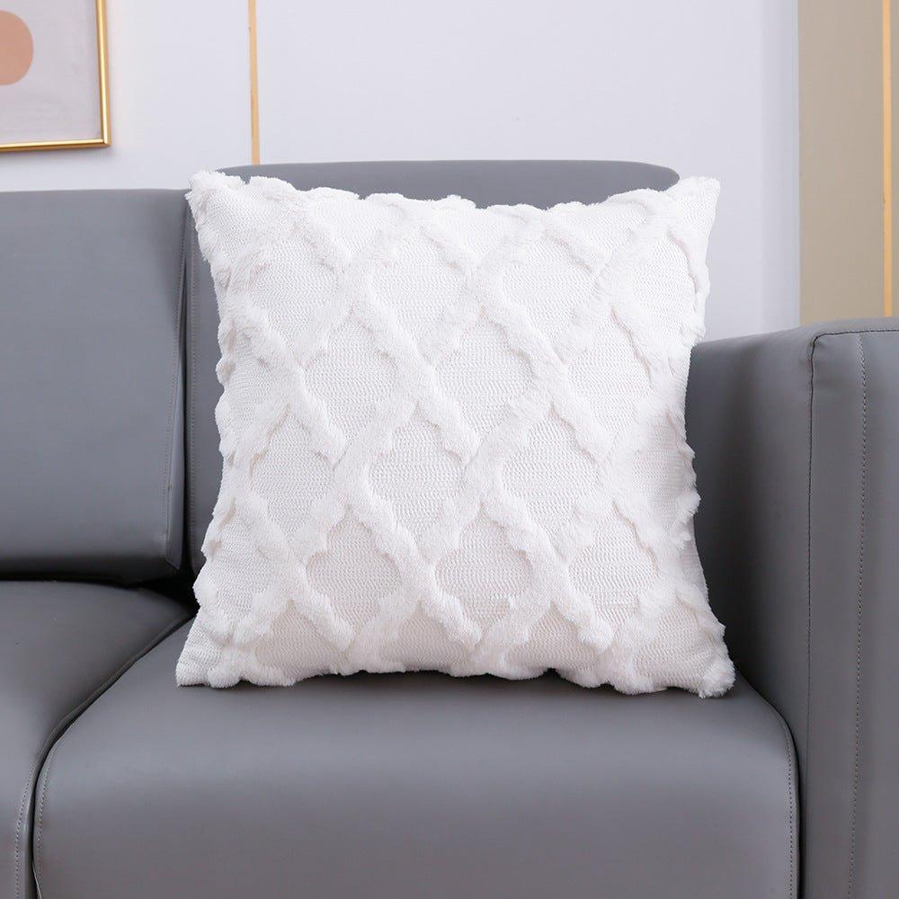 Plush Embroidered Cushion Cover - Lilpins Essentials