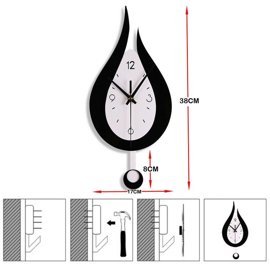 WATER DROP WALL CLOCK - Lilpins Essentials